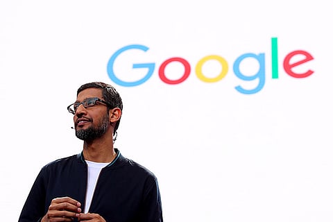 Google CEO Sundar Pichai also named chief of parent company Alphabet as founders step down