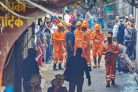 Delhi fire filled building with carbon monoxide, most fatalities due to suffocation