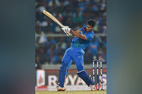 Dube enthralls Thiruvananthapuram with maiden international 50