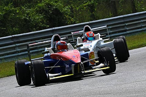 Action during the second and final leg of X1 Racing at MMRT on Sunday