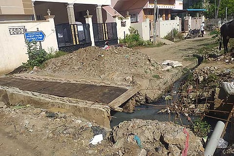 Citizen Connect: Ongoing stormwater drain works for over a month irk 14th Street residents in Balaji Nagar