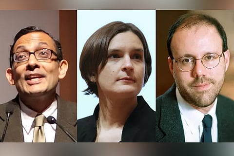 Abhijit Banerjee, Esther Duflo and Michael Kremer