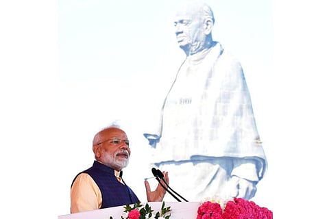 PM Modi pays tributes to Sardar Patel on his death anniversary