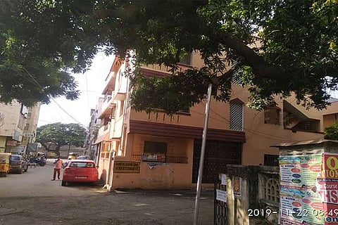 The pillar for CCTV cameras was installed several months ago