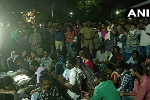 Citizenship Act stir: Madras University students continue protest