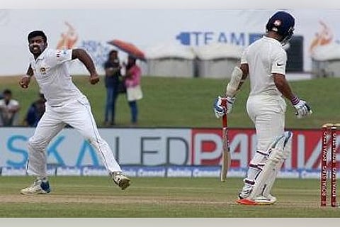 Sri Lankan bowling-Image courtesy IANS