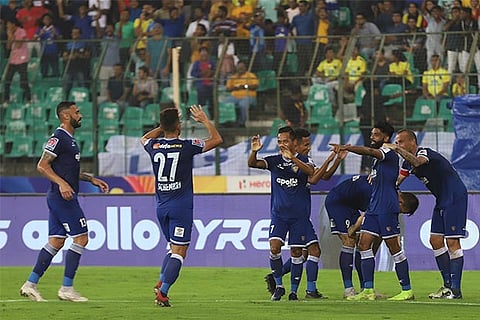 Chennaiyin FC secured its second victory of ISL 6 by posting a 3-1 success over Kerala Blasters FC in Chennai