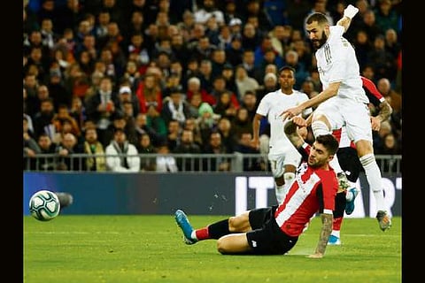 Real Madrid battles Athletic club to goalless draw