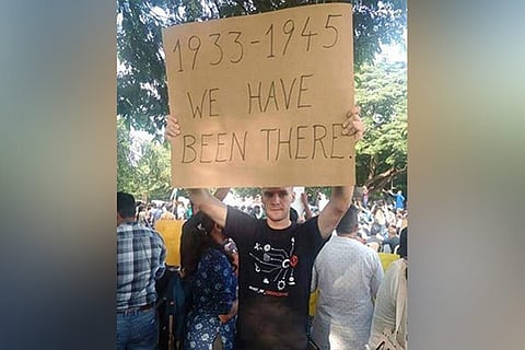 German student sent back after participating in agitation