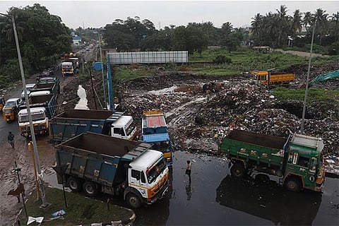 Kundrathur dump yard in Chromepet is one of the sites where medical waste is disposed with regular g