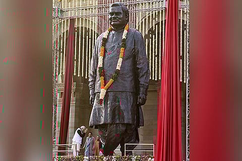 PM Modi unveils statue of Vajpayee on his birth anniversary