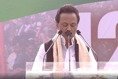 DMK president MK Stalin