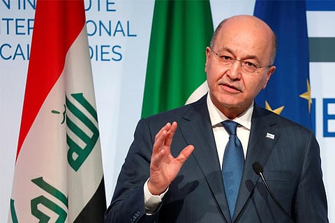 Iraq's President Barham Salih