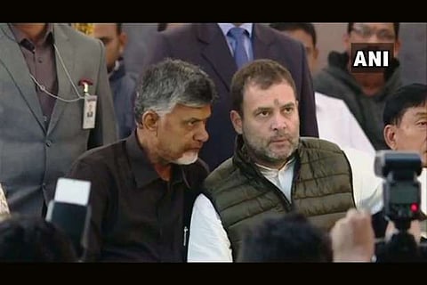 Chandrababu Naidu begins day-long fast over special status to Andhra Pradesh