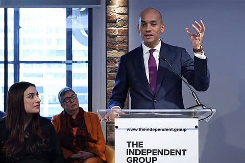 Chuka Umunna, one of the seven lawmakers who quit the Labor party