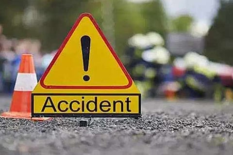 Family of three killed after car collides with lorry near Pollachi