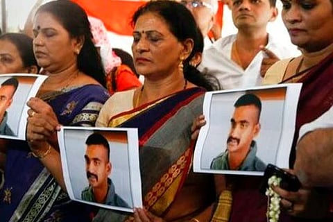 NCP activists pray for the safe return of IAF pilot Abhinandan