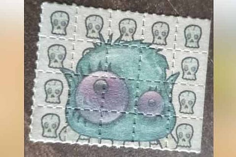 The LSD stamps that were seized