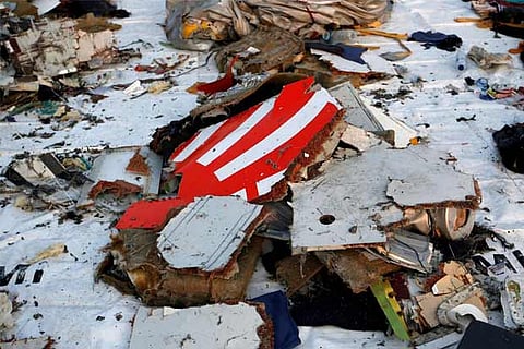 Wreckage recovered from Lion Air flight JT610, that crashed into the sea