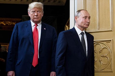 Donald Trump and Vladimir Putin