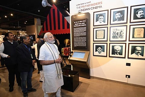 PM Modi unveils India's first cinema museum, calls films 'silent power'