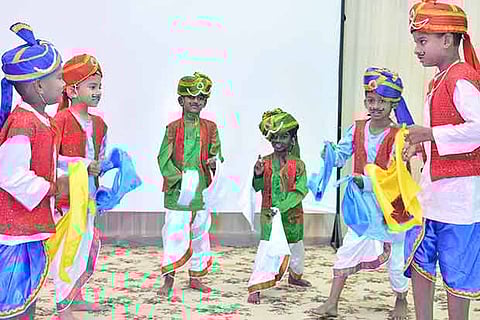 Children who had undergone cochlear implant surgeries dance at SRMC on Saturday