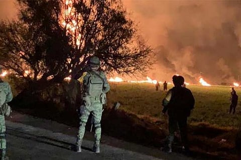 Fuel pipeline blaze in Mexico kills at least 73