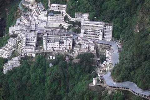 The Vaishno Devi shrine in Jammu