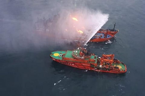 Search resumes for sailors missing in Kerch strait ship accident