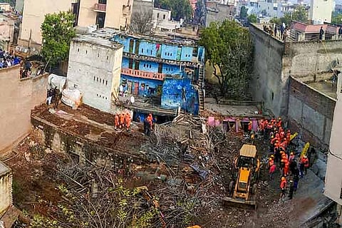 Gurugram building collapse: Owner arrested