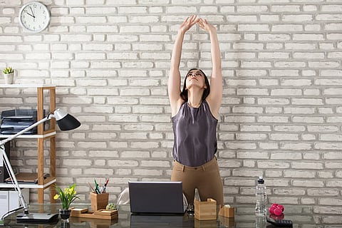 Fitness mantra: Stay fit with these simple exercises right at your office desk