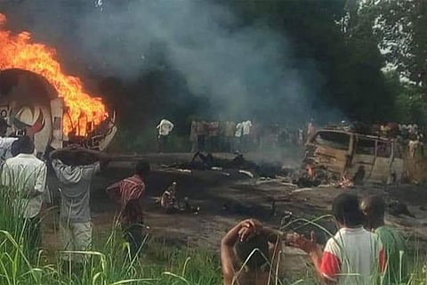 50 killed in Nigeria fuel tanker explosion