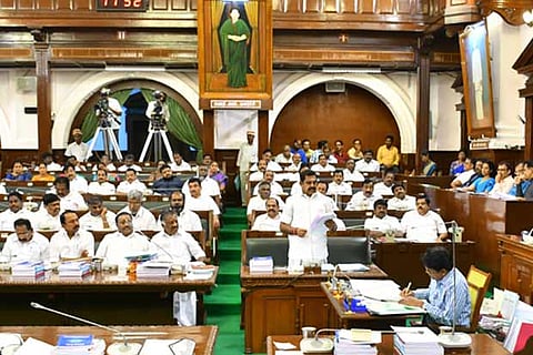 Chief Minister Edappadi K Palaniswami speaking in the Assembly on Tuesday
