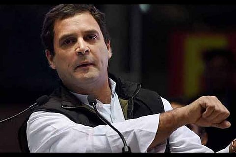 Rahul says terrible situation of farmers, Rajnath counters