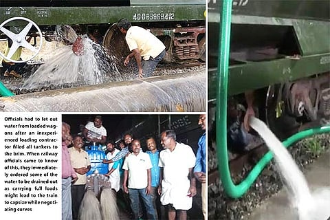 First water train from Jolarpet to reach Chennai by late noon today