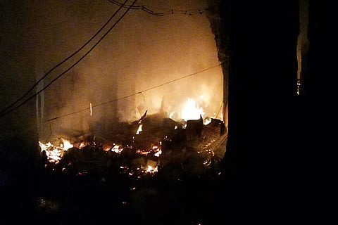 Major fire at footwear factory in Delhi's Keshav Puram