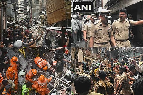 Death toll rises to 10 in Mumbai building collapse, over 40 feared trapped