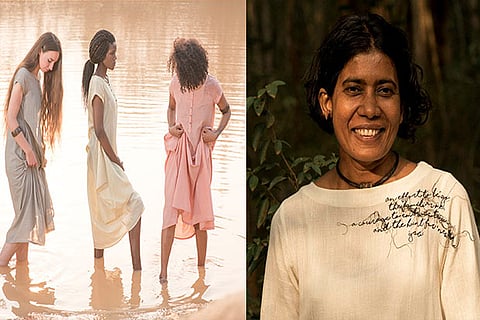 Models in Upasana?s collection: Healing; Uma Prajapati (right)