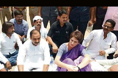 Cong leader hails Priyanka Gandhi's 'brave action'