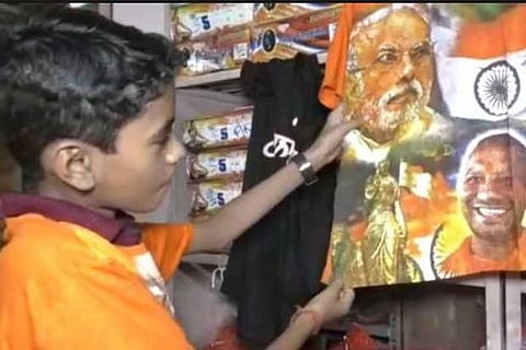 Modi-Yogi T-shirts popular with kanwarias this year