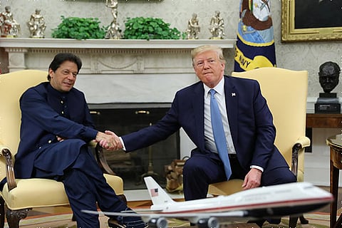 Trump offers Kashmir mediation as Imran Khan meets him