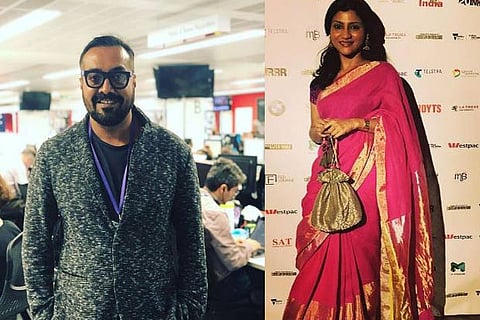 Anurag Kashyap (left), Konkona Sen Sharma