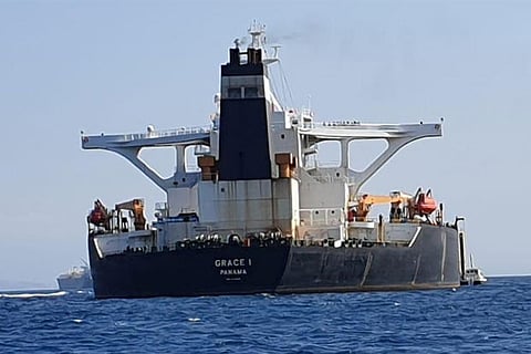 Indian officials meet Indian crew on board tanker seized by UK