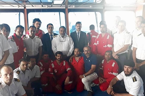 Iran releases 9 Indians held from detained ship