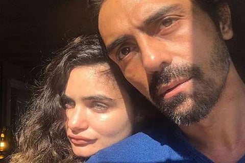 Actor Arjun Rampal and Gabriella Demetriades