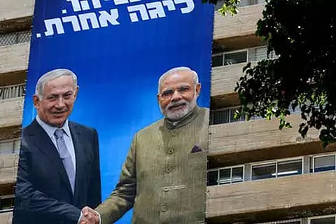 PM Modi features in Netanyahu's election campaign in Israel