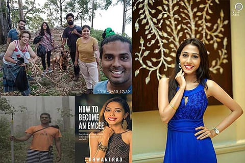 From an earlier plogging party; Jacob Cherian ; Dhwani Rao