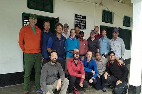 'We're OK' says British colleague of eight climbers feared dead in India