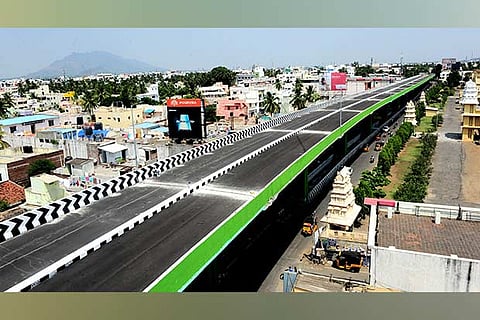 The new flyover will be unveiled by the Chief Minister in Salem on Friday