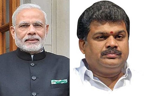 Narendra Modi and GK Vasan